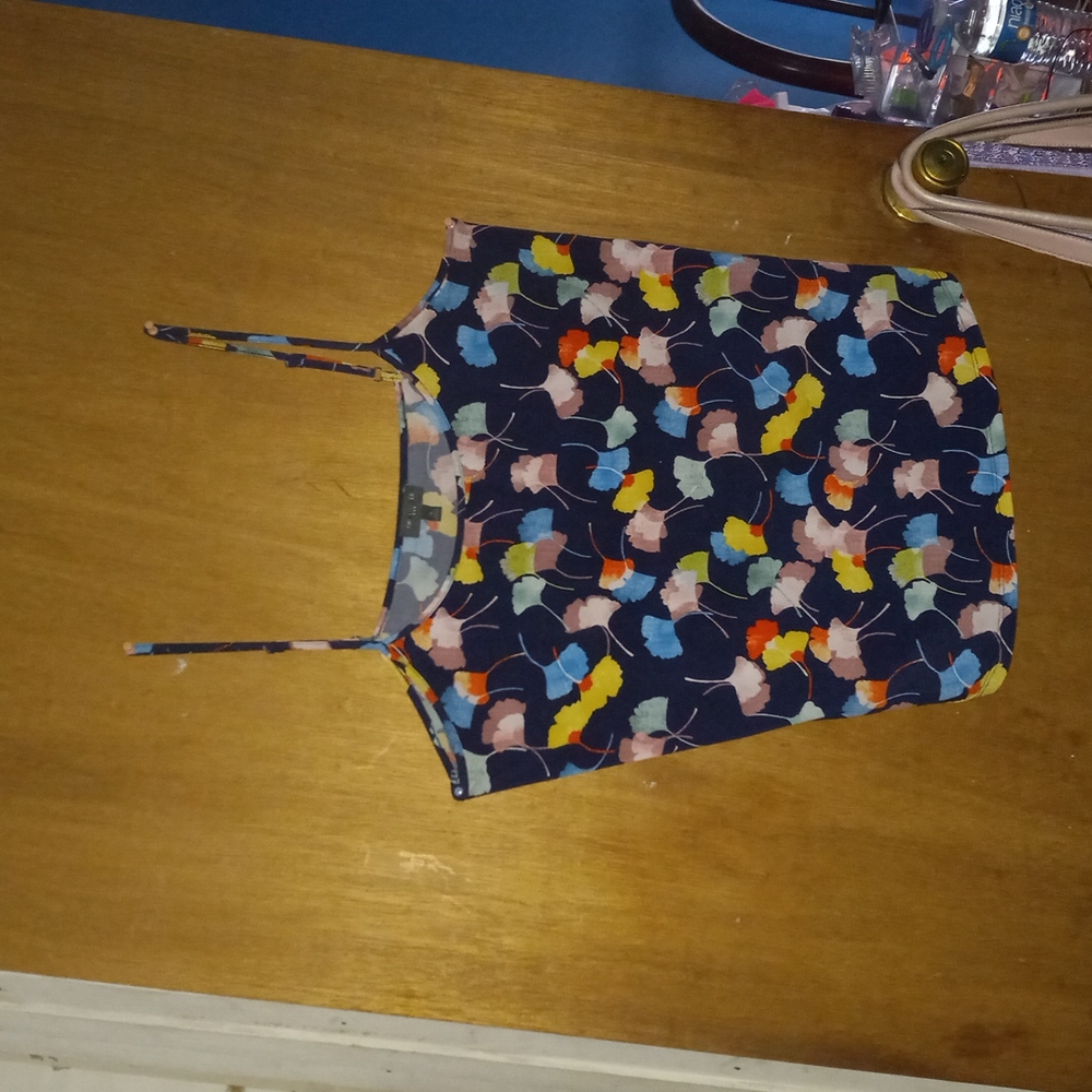 The limited xl cute floral leaves tank top